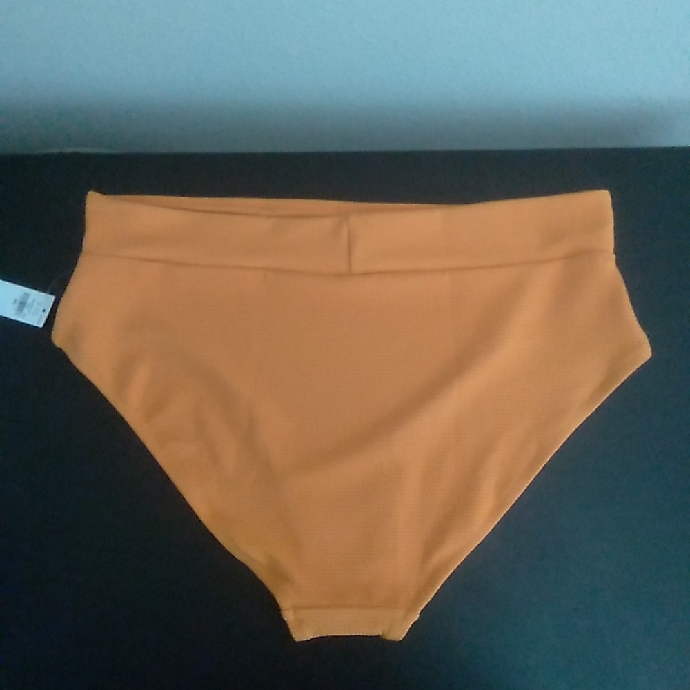 Old Navy Women’s Size 2XL Swimsuit Bikini Bottoms French Terry Orange - Picture 5 of 5